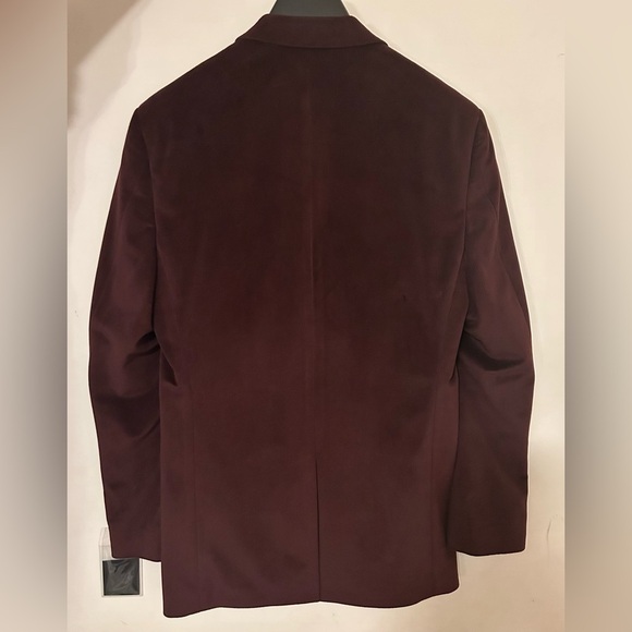 Mark Anthony Burgundy Sportcoat 38 Regular - Picture 2 of 3